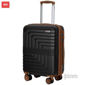 21in Expandable Hardshell Carry-On Luggage with Spinner Wheels & TSA Lock